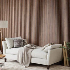 WOODFLEX Flexible Acoustic Wood Slat Wall Panel, Walnut Veneer - 2700mm X 600mm(Copy Of Woodflex Flexible Acoustic Wood Wall Panel Black Veneer) -Modern Furniture 1 800 10e3b61e b0cc 45d6 bb41 46cf12038001