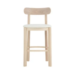LOWEN Bar Stool - Cream White(Lowen Counter Chair Oak White) -Modern Furniture 120