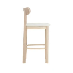 LOWEN Bar Stool - Cream White(Lowen Counter Chair Oak White) -Modern Furniture 121
