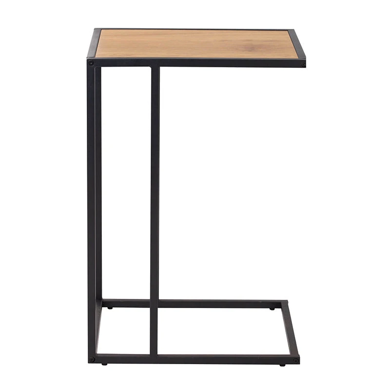 BRADFORD Laptop Table - Natural & Black(Bradford Laptop Table Oak) 5 BRADFORD Laptop Table - Natural & Black(Bradford Laptop Table Oak) - Image 3