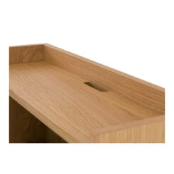 BARTON Study Desk 71cm - Natural & White(Barton Working Desk White Lacquered) -Modern Furniture 122001 d5800