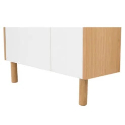 BARTON Study Desk 71cm - Blue & Natural(Barton Study Desk Blue Natural) -Modern Furniture 122001 d7 800