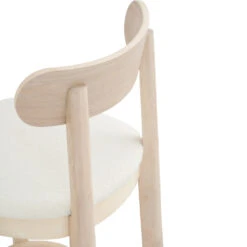 LOWEN Bar Stool - Cream White(Lowen Counter Chair Oak White) -Modern Furniture 123