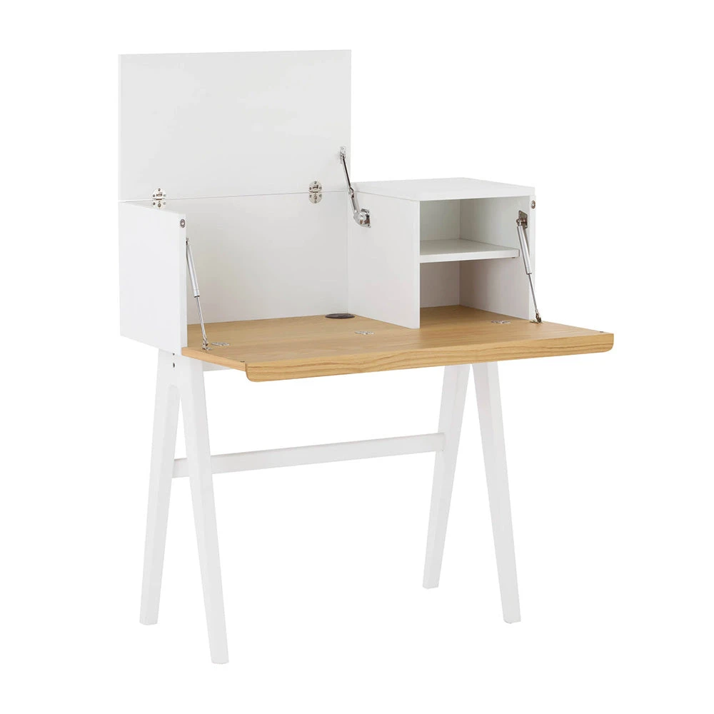 VALEN Study Desk 96cm - White & Oak(Valen Study Desk 96cm White Oak) 8 VALEN Study Desk 96cm - White & Oak(Valen Study Desk 96cm White Oak) - Image 6