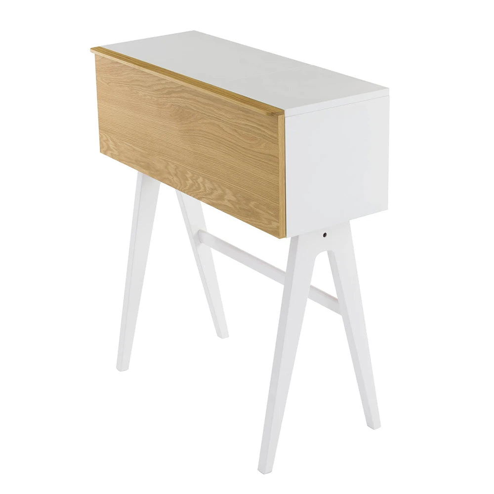 VALEN Study Desk 96cm - White & Oak(Valen Study Desk 96cm White Oak) 9 VALEN Study Desk 96cm - White & Oak(Valen Study Desk 96cm White Oak) - Image 7