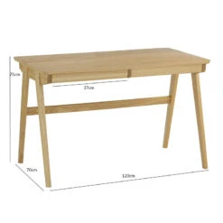KEIR Study Desk 120cm - Natural(Keir Study Desk 117cm Natural) -Modern Furniture 123008Dimensions800
