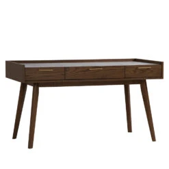 BREDA Study Desk 110cm - Walnut(Breda Study Desk 110cm Walnut)