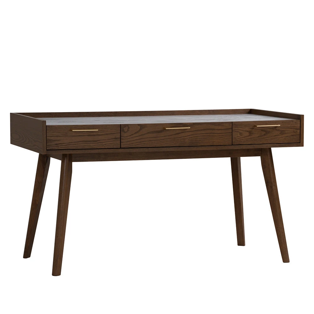 BREDA Study Desk 110cm - Walnut(Breda Study Desk 110cm Walnut) 3 BREDA Study Desk 110cm - Walnut(Breda Study Desk 110cm Walnut)