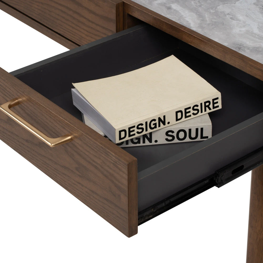 BREDA Study Desk 110cm - Walnut(Breda Study Desk 110cm Walnut) 14 BREDA Study Desk 110cm - Walnut(Breda Study Desk 110cm Walnut) - Image 12