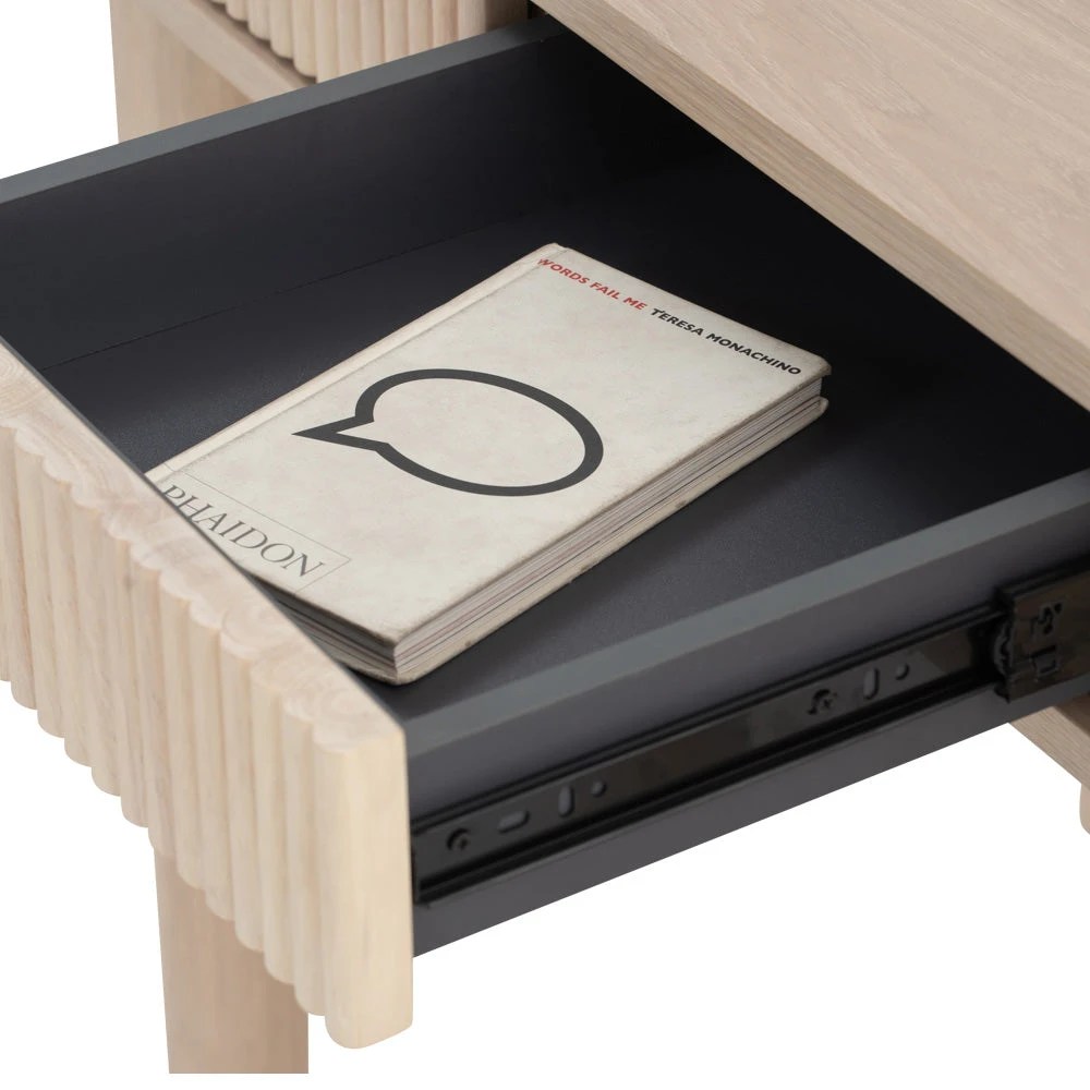 LUDLOW Study/Working Desk - White Wash Oak(Ludlow Study Desk White Wash Oak Veneer) 16 LUDLOW Study/Working Desk - White Wash Oak(Ludlow Study Desk White Wash Oak Veneer) - Image 14