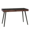 RETH Study Desk 120cm - Walnut & Black(Reth Study Desk 120cm Walnut Black) -Modern Furniture 124006 1000