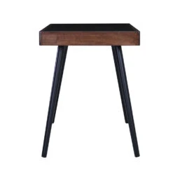 RETH Study Desk 120cm - Walnut & Black(Reth Study Desk 120cm Walnut Black) -Modern Furniture 124006 B 1000