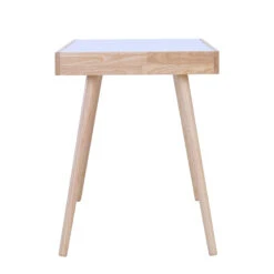 RETH Study Desk 120cm - Natural & White(Reth Study Desk 120cm Natural White) -Modern Furniture 124007 b 800