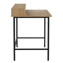 DOVER Study Desk 120cm - Natural & Black(Merton Study Desk 120cm Natural Black) -Modern Furniture 124018 B 800