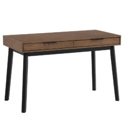 MALTON Study Desk 120cm - Black & Walnut(Malton Study Desk 120cm Black Walnut)
