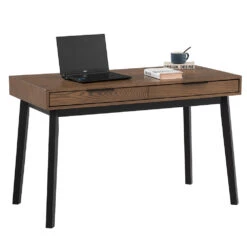 MALTON Study Desk 120cm - Black & Walnut(Malton Study Desk 120cm Black Walnut) -Modern Furniture 124024 2 1000