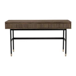 HAMILTON Study Desk Oak & Acacia Veneer 140cm - Toffee(Hamilton Study Desk Solid Acacia Wood 140cm Toffee) -Modern Furniture 124031 A 800