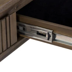 HAMILTON Study Desk Oak & Acacia Veneer 140cm - Toffee(Hamilton Study Desk Solid Acacia Wood 140cm Toffee) -Modern Furniture 124031 D5 800