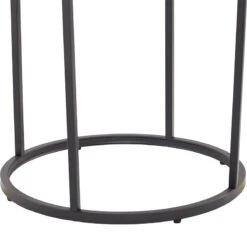 BRADFORD Side Table 40cm- Natural & Black(Bradford Lamp Table Oak) -Modern Furniture 131065BRADFORDSideTable5800