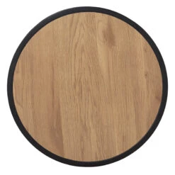 BRADFORD Side Table 40cm- Natural & Black(Bradford Lamp Table Oak) -Modern Furniture 131065BRADFORDSideTable7800