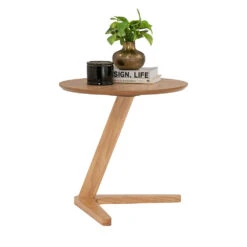 TRIS Side Table - Oak(Tris Side Table Oak) -Modern Furniture 131117 1 1000