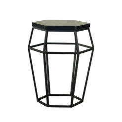 FORD Side Table/Stool - Black(Ford Black Stool Table)