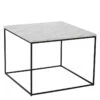 LUCIO Marble Coffee Table 60cm - White(Lucio Marble Coffee Table 60cm White) -Modern Furniture 132038 800