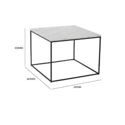 LUCIO Marble Coffee Table 60cm - White(Lucio Marble Coffee Table 60cm White) 21 LUCIO Marble Coffee Table 60cm - White(Lucio Marble Coffee Table 60cm White) -Modern Furniture 132038LUCIOCOFFEETABLE 1000