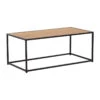 BRADFORD Coffee Table 100cm - Natural & Black(Bradford Coffee Table Oak) -Modern Furniture 133043800