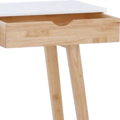 ARSENIO Console Table 90cm - Natural & White(Arsenio Console Table 90cm Natural White) -Modern Furniture 133093closeupC