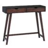 ARSENIO Console Table 90cm - Walnut & Black(Copy Of Arsenio Console Table 90cm Walnut Black) -Modern Furniture 133094800