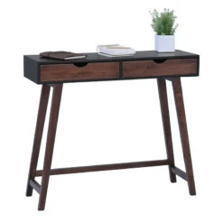 ARSENIO Console Table 90cm - Walnut & Black(Copy Of Arsenio Console Table 90cm Walnut Black) 18 ARSENIO Console Table 90cm - Walnut & Black(Copy Of Arsenio Console Table 90cm Walnut Black) -Modern Furniture 133094 D1800