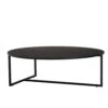 TURNER Round Coffee Table 100cm - Black(Turner Round Coffee Table 100cm Walnut) -Modern Furniture 133098 1000