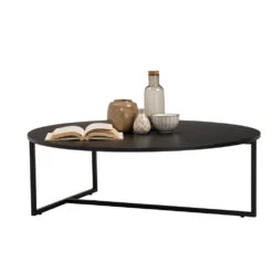 TURNER Round Coffee Table 100cm - Black(Turner Round Coffee Table 100cm Walnut) 16 TURNER Round Coffee Table 100cm - Black(Turner Round Coffee Table 100cm Walnut) -Modern Furniture 133098 1 1000