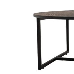 TURNER Round Coffee Table 100cm - Black(Turner Round Coffee Table 100cm Walnut) 20 TURNER Round Coffee Table 100cm - Black(Turner Round Coffee Table 100cm Walnut) -Modern Furniture 133098 D1 1000