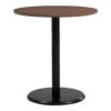 RUNDA Round Dining Table 70cm - Walnut & Black(Runda Round Dining Table 70cm Walnut Black) -Modern Furniture 142008 1000