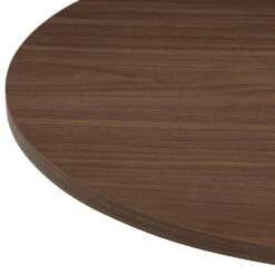 RUNDA Round Dining Table 70cm - Walnut & Black(Runda Round Dining Table 70cm Walnut Black) -Modern Furniture 142008 A1 1000