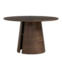 OKARA Round Dining Table 120cm - Walnut(Okara Round Dining Table 120cm Walnut 1)
