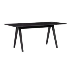 VARDEN Dining Table - 170cm - Black Ash(Varden Black Dining Table)