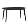 WERNER Extendable Dining Table 150-195cm - Black(Werner Extendable Dining Table 150cm Black) -Modern Furniture 146093 3800