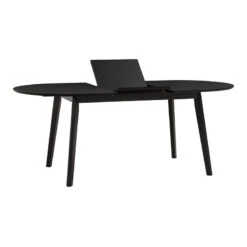WERNER Extendable Dining Table 150-195cm - Black(Werner Extendable Dining Table 150cm Black) -Modern Furniture 146093 4800