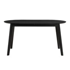 WERNER Extendable Dining Table 150-195cm - Black(Werner Extendable Dining Table 150cm Black) -Modern Furniture 146093 A3800
