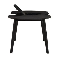 WERNER Extendable Dining Table 150-195cm - Black(Werner Extendable Dining Table 150cm Black) -Modern Furniture 146093 B2800