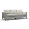 DELLAN 3 Seater Sofa - Light Cream With Natural Oak Legs(Dellan 3 Seater Sofa Light Beige With Natural Oak Legs) 2 DELLAN 3 Seater Sofa - Light Cream With Natural Oak Legs(Dellan 3 Seater Sofa Light Beige With Natural Oak Legs) -Modern Furniture 2117800