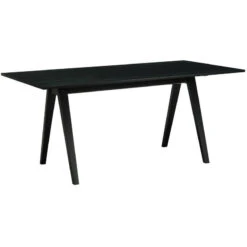 VARDEN Dining Table - 170cm - Black Ash(Varden Black Dining Table) -Modern Furniture 2268