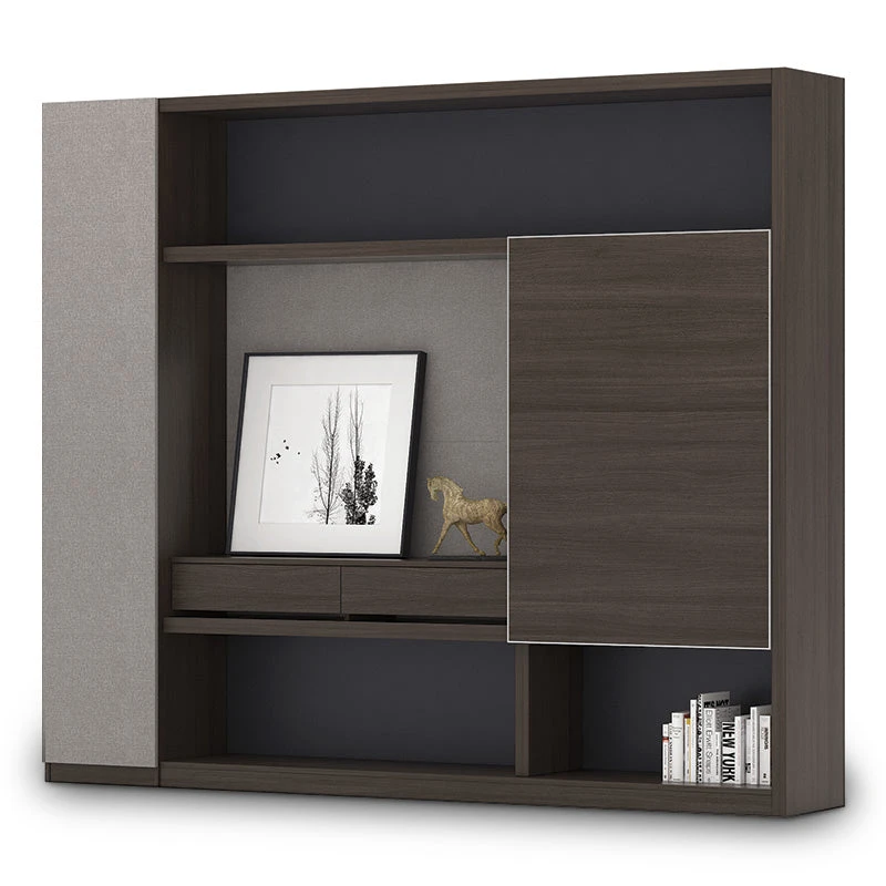 Carter Display Cabinet 2.4M - Coffee & Grey(Carter Display Cabinet 240 X 200cm Coffee Charcoal) 3 Carter Display Cabinet 2.4M - Coffee & Grey(Carter Display Cabinet 240 X 200cm Coffee Charcoal)