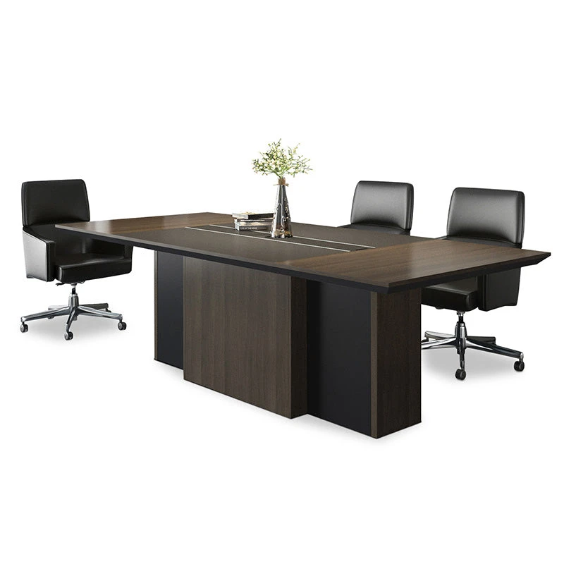 CARTER Boardroom Table2.4M - Coffee & Charcoal(Carter Boardroom Table 240cm Coffee Charcoal) 3 CARTER Boardroom Table2.4M - Coffee & Charcoal(Carter Boardroom Table 240cm Coffee Charcoal)
