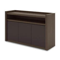 CARTER Credenza/ Sideboard1.3M - Coffee & Grey(Carter Sideboard 1 3m Coffee Grey)