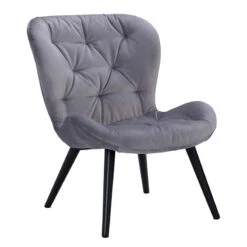 SALOMI Lounge Chair - Ash Grey(Salomi Lounge Chair Ash Grey)