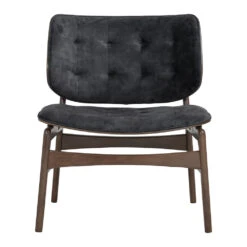 HEATH Lounge Chair - Walnut & Charcoal(Heath Lounge Chair Walnut Charcoal) -Modern Furniture 231325 A 1000